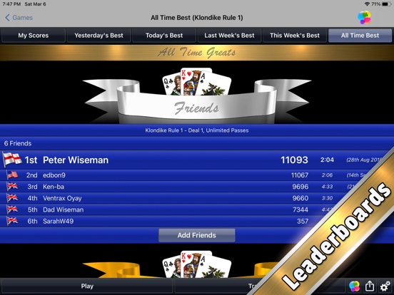 Solitaire City iPad app afbeelding 7