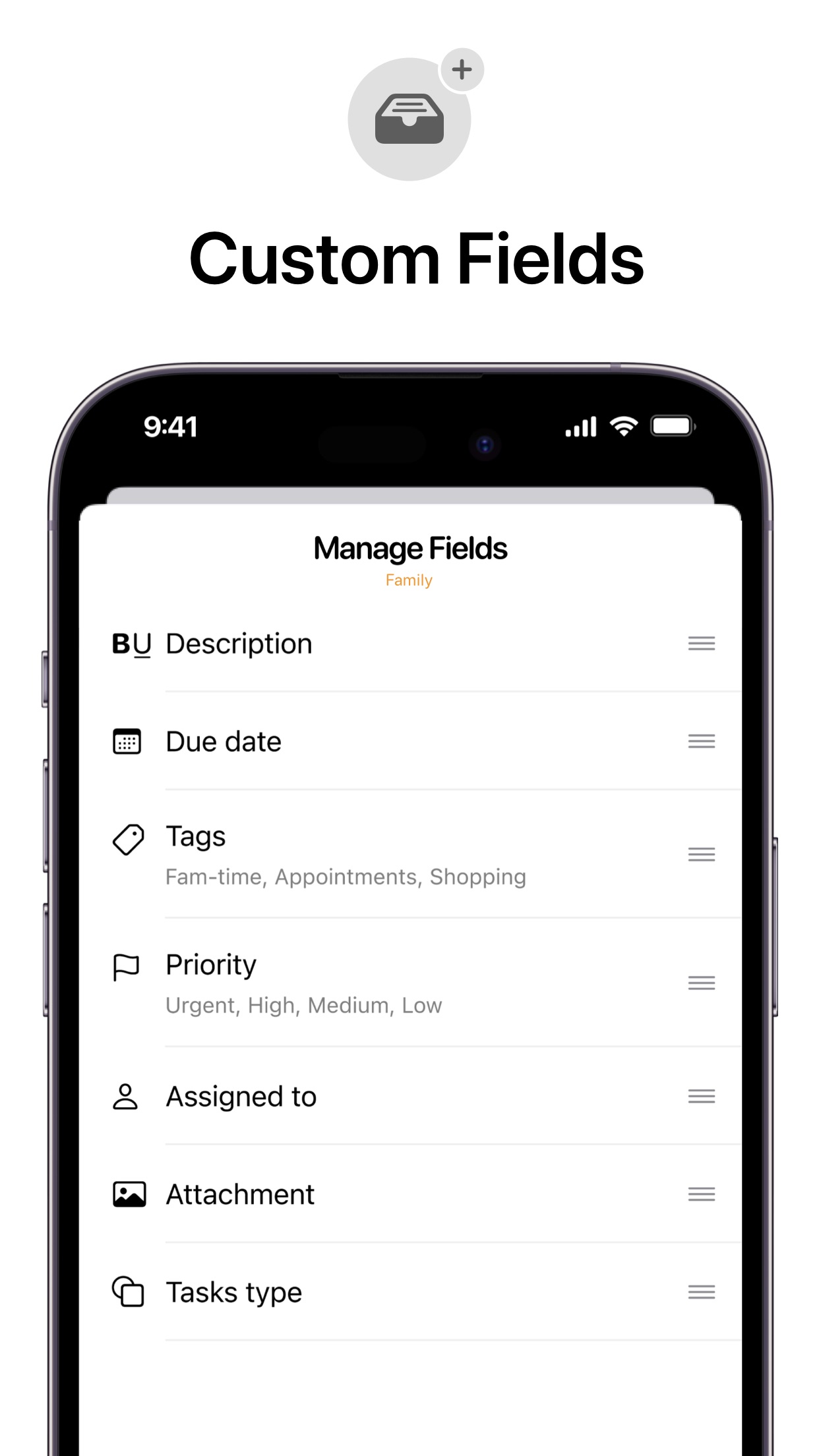 Screenshot do app Tasks: Todo Lists & Kanban