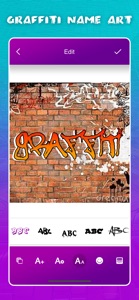 Graffiti Text Name Art screenshot #3 for iPhone