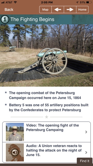 Petersburg Battle App Screenshot