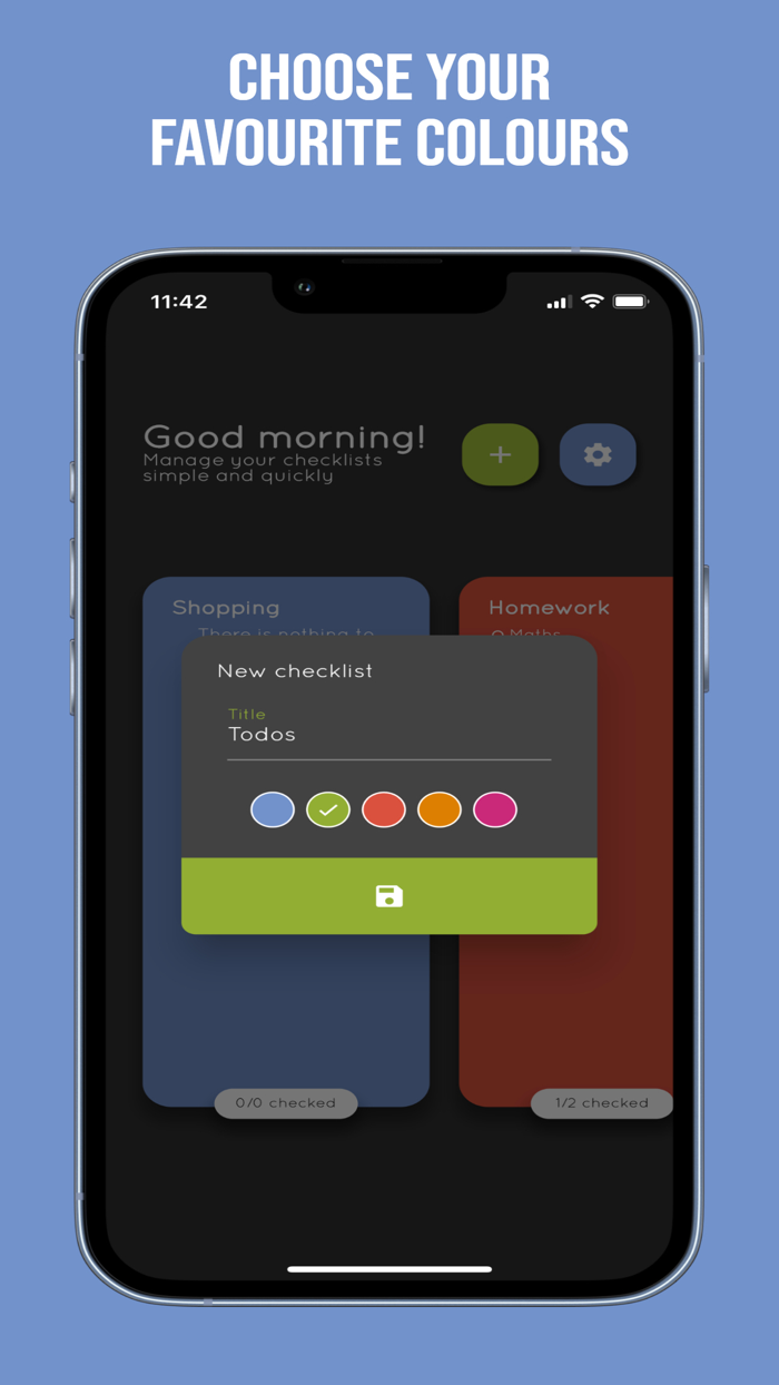tDo - Todo and Checklist App