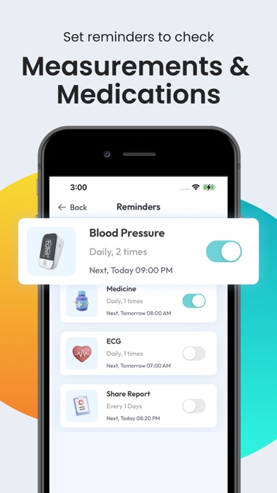 Blood Pressure App SmartBP Screenshot