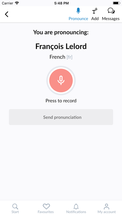 Forvo Pronunciation screenshot1