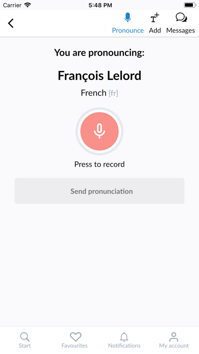 Forvo Pronunciation Screenshot