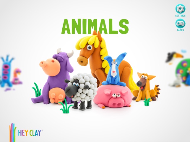 Hey Clay Forest Animals Large Set
