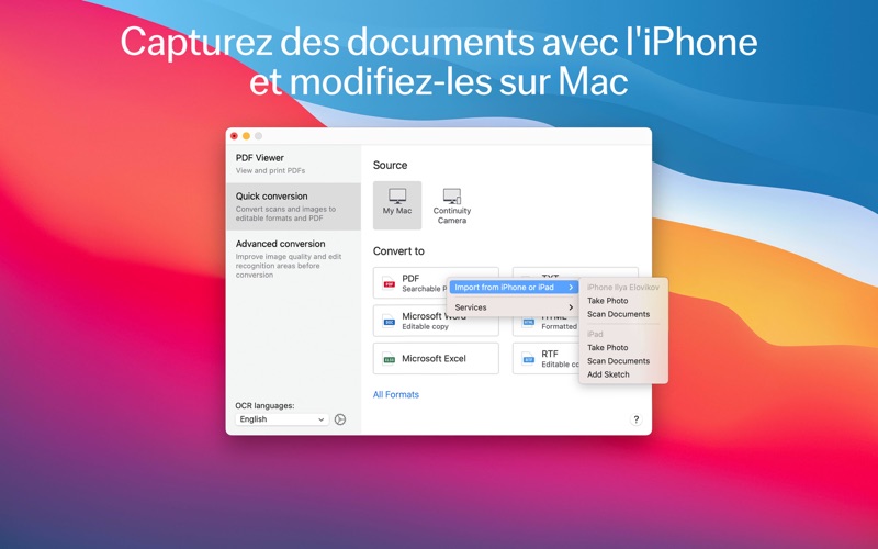 FineReader PDF Convertisseur Screenshots