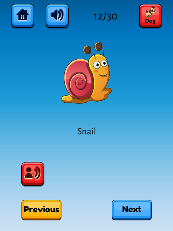 Fun English Flashcards Pro iPad screenshot