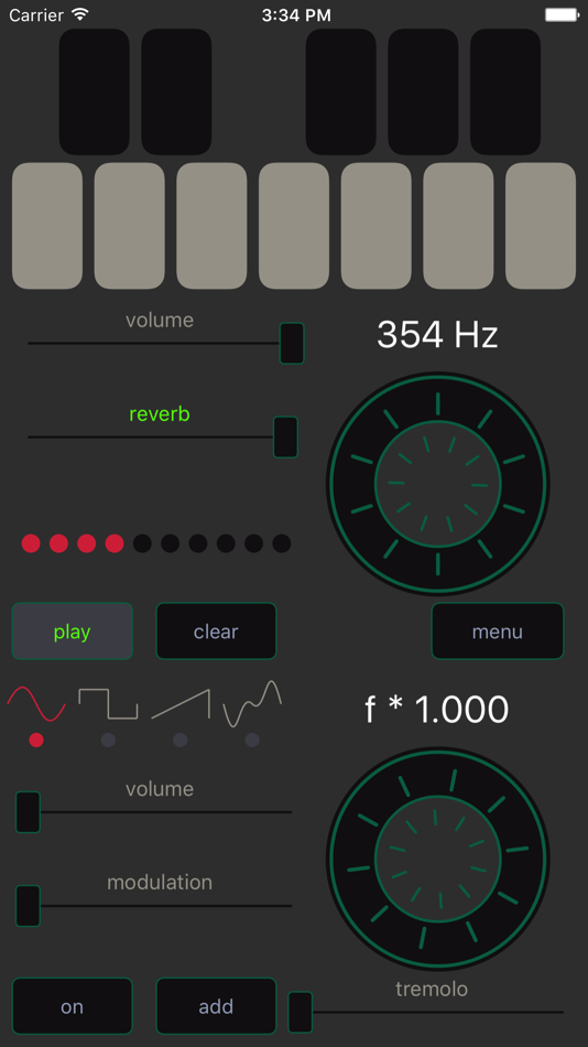 #1. Sound Maker Synth (iOS) Podle: Aleksandar Mlazev