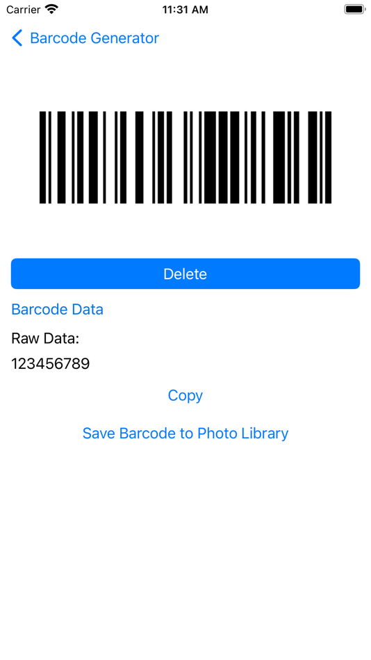 #4. Barcode Generator + (iOS) 来自: Ashen Ishanka Costha