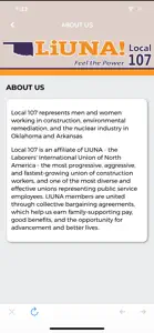 Laborers Local 107 screenshot #4 for iPhone