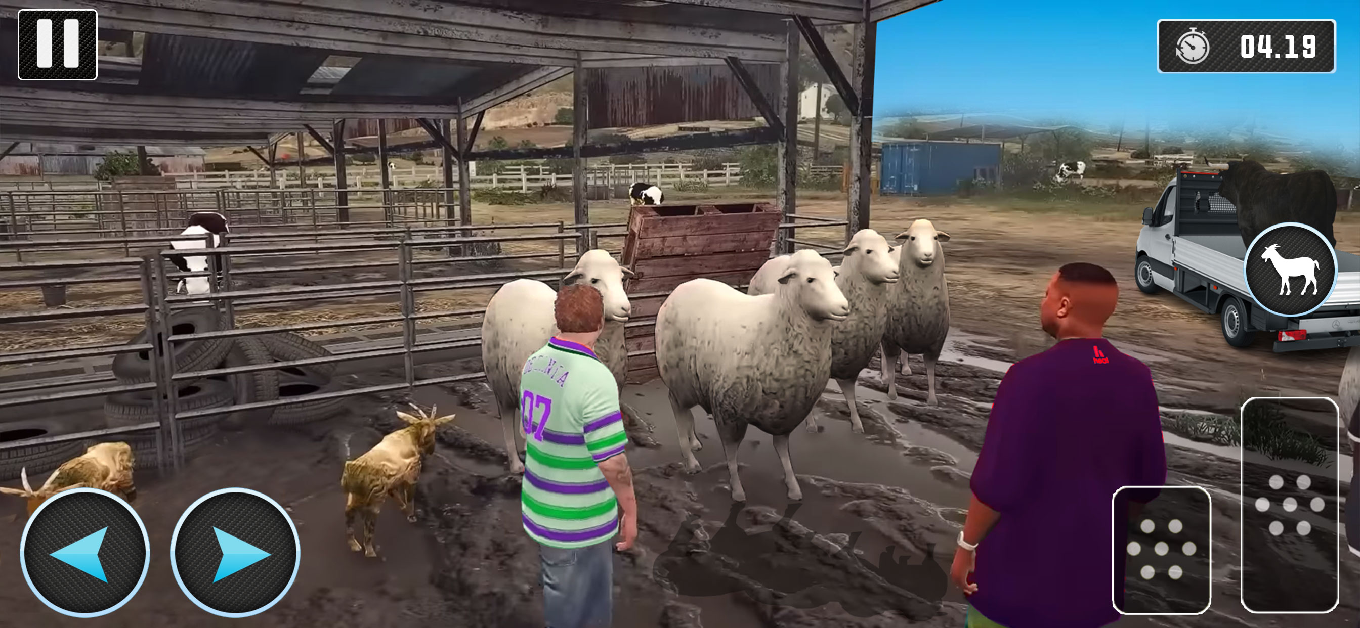 Animals Transport Truck Game