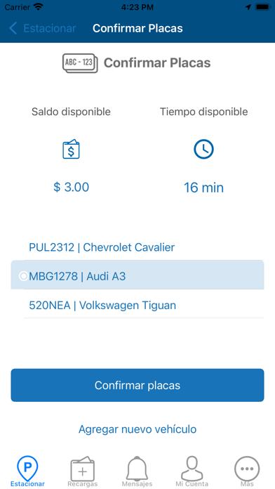 Parquimetros Parkum Screenshot