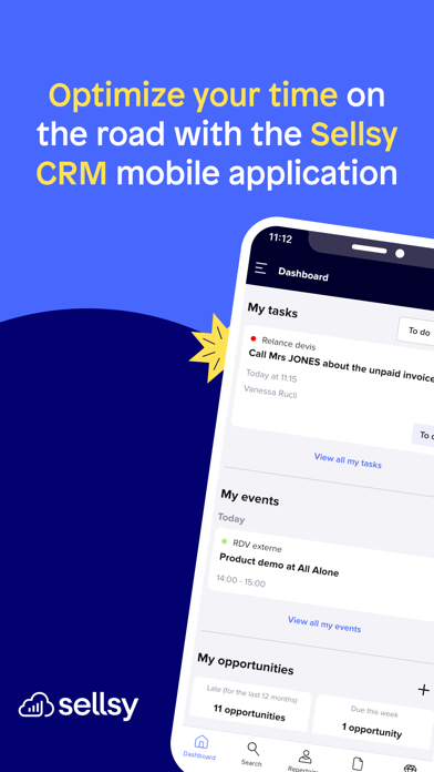 Sellsy CRM Screenshot