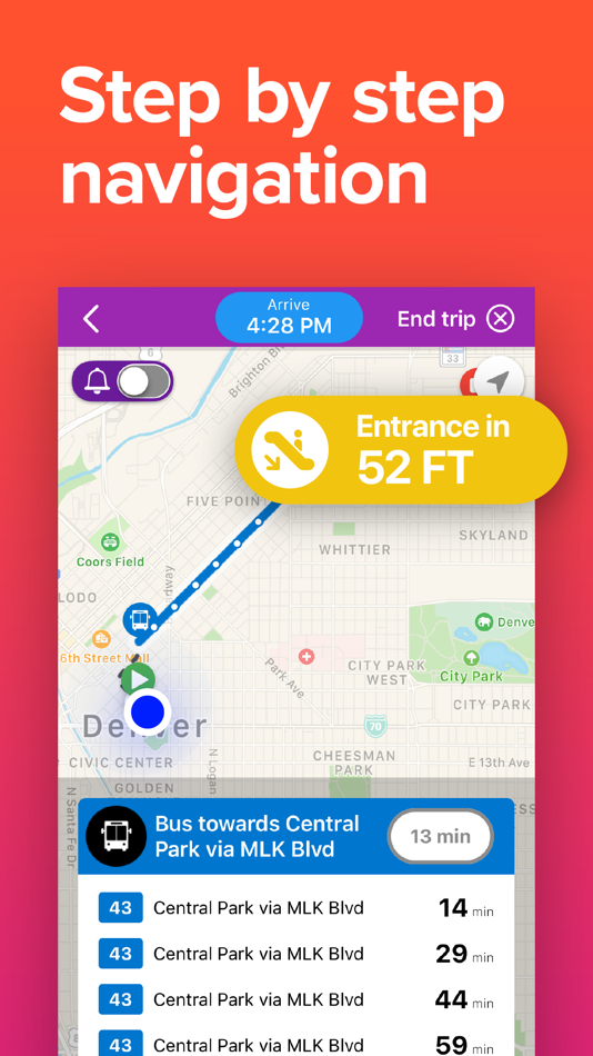 #4. Denver Transit: RTD Bus TImes (iOS) 由: Transit Now ltd
