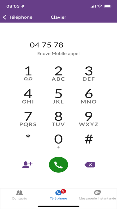 Enove Mobile Screenshot