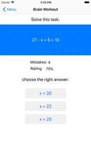 math game + brain training pro iphone screenshot 2
