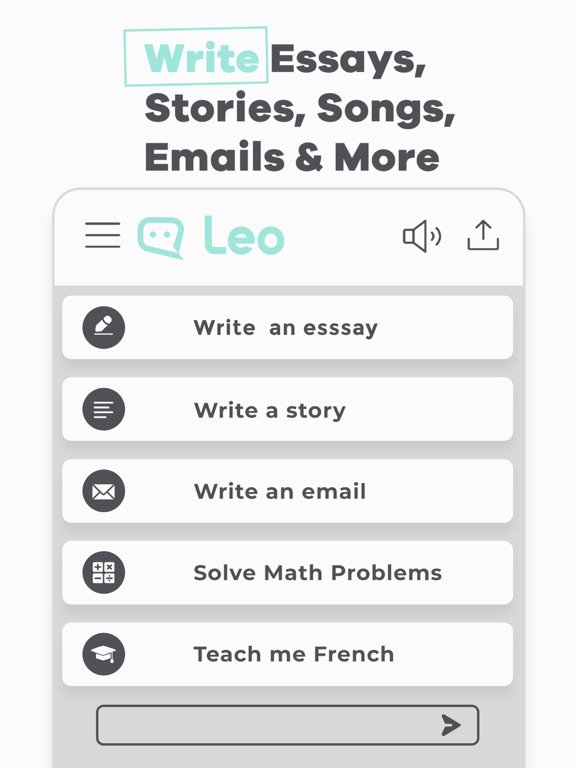 Leo AI App - Deep LLM Chatbot iPad screenshot 3 - Productivity app