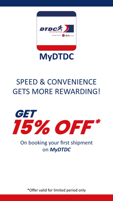 MyDTDC: Book | Send | Track Screenshot