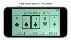 LCD Poker - Five Card Draw screenshot 2