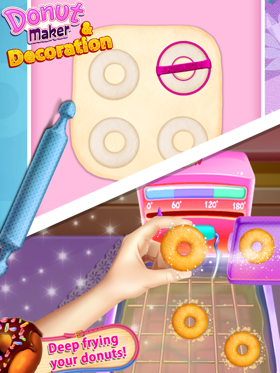 Sweet Donut Maker Cooking game iPad screenshot