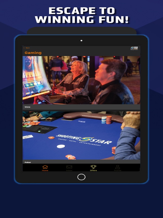 Shooting Star Casino - Download Instant Games right to your mobile