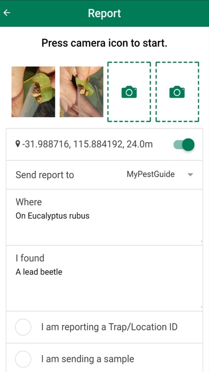 MyPestGuide Reporter