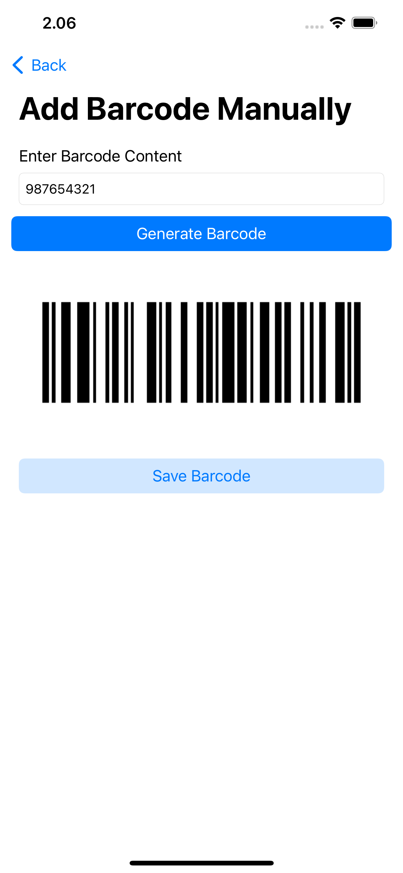 Barcodes Saver