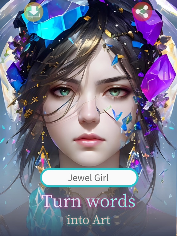 Max AI: Anime AI Art Generator iPad screenshot 1 - Graphics & Design app