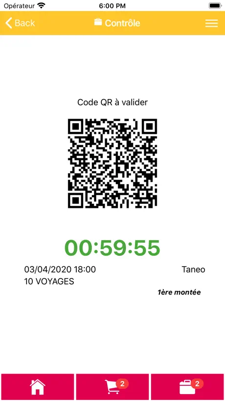 Taneo e-ticket