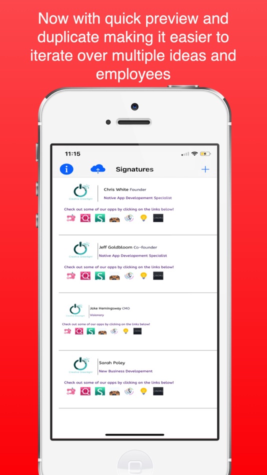 #1. Email Signature Pro (macOS) Podle: Creative Greenlight LLC