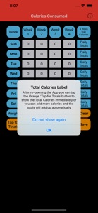 Calories Consumed screenshot #1 for iPhone