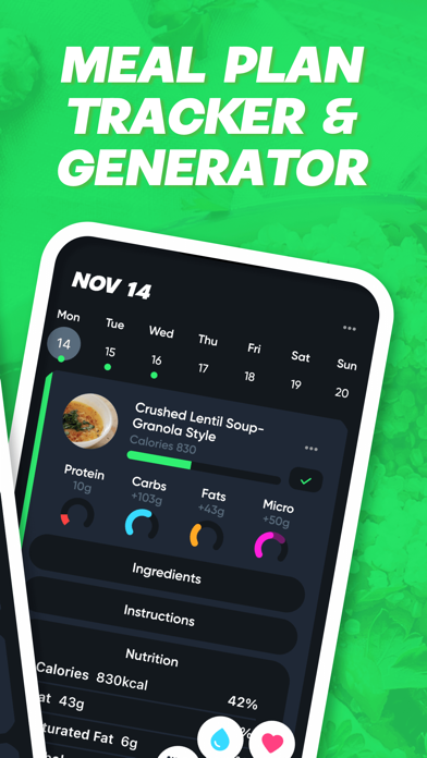 BuzzEat: Auto Meal Planner Screenshot