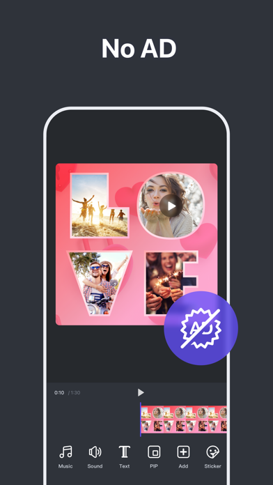 PhotoGrid Video Collage Maker Screenshot