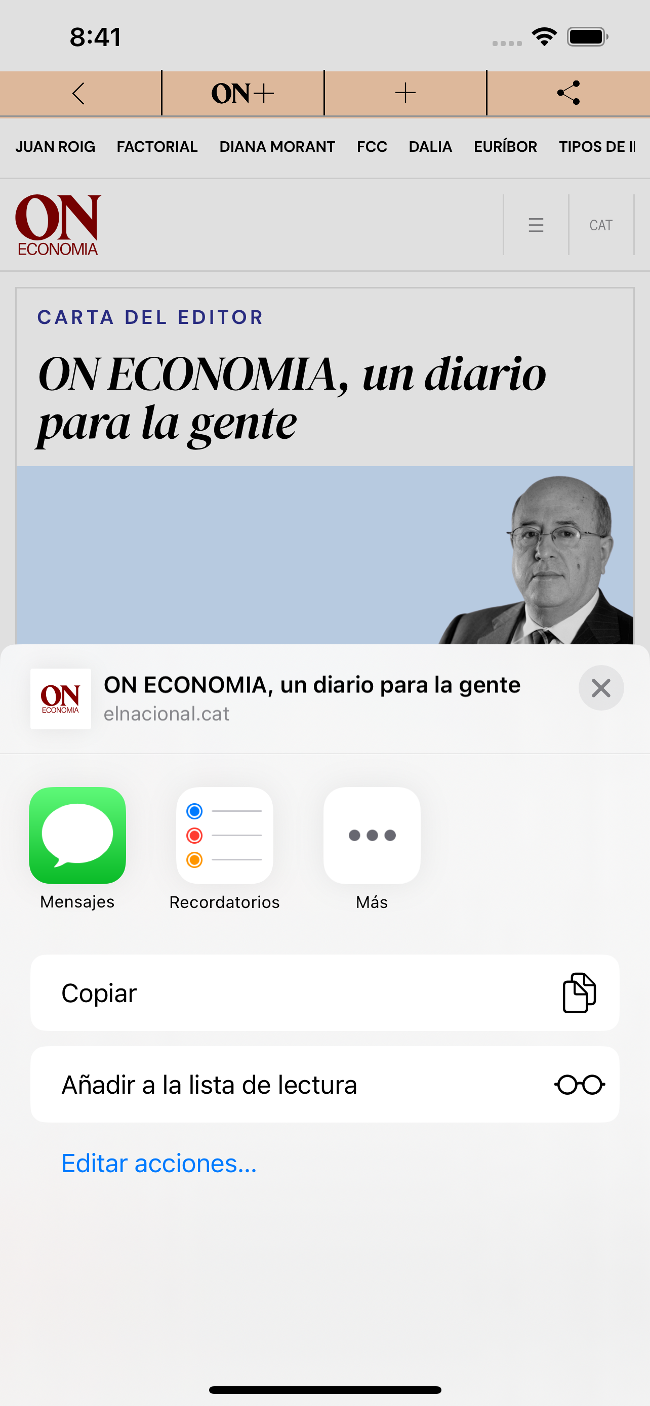 ON ECONOMIA
