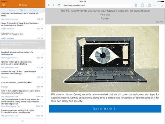 Screenshot #4 pour xFeed RSS Reader