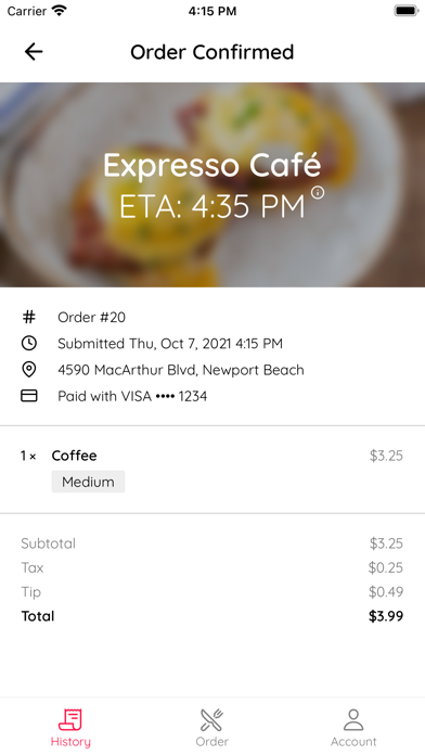 Expresso: Order Takeout Screenshot