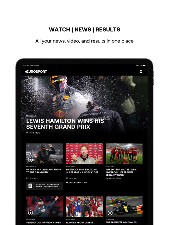 Eurosport: News & Resultsのおすすめ画像2