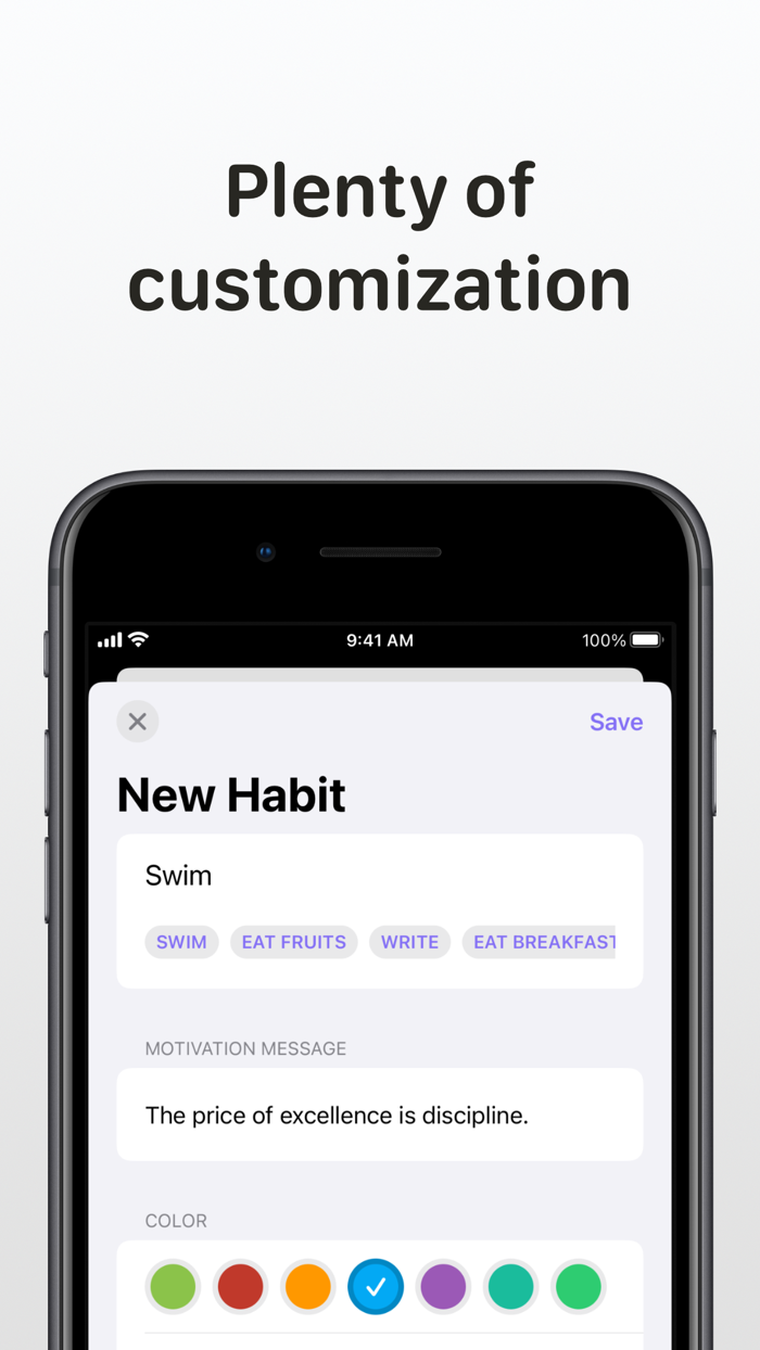 Habits Daily Progress Tracker