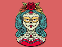 Dia De Muertos Reborn Stickers