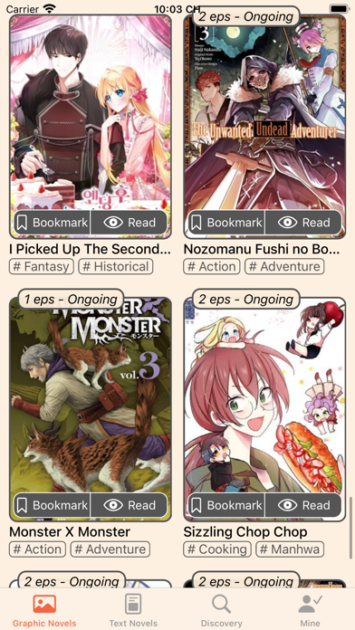 Manga Reader: Unique Comics Screenshot