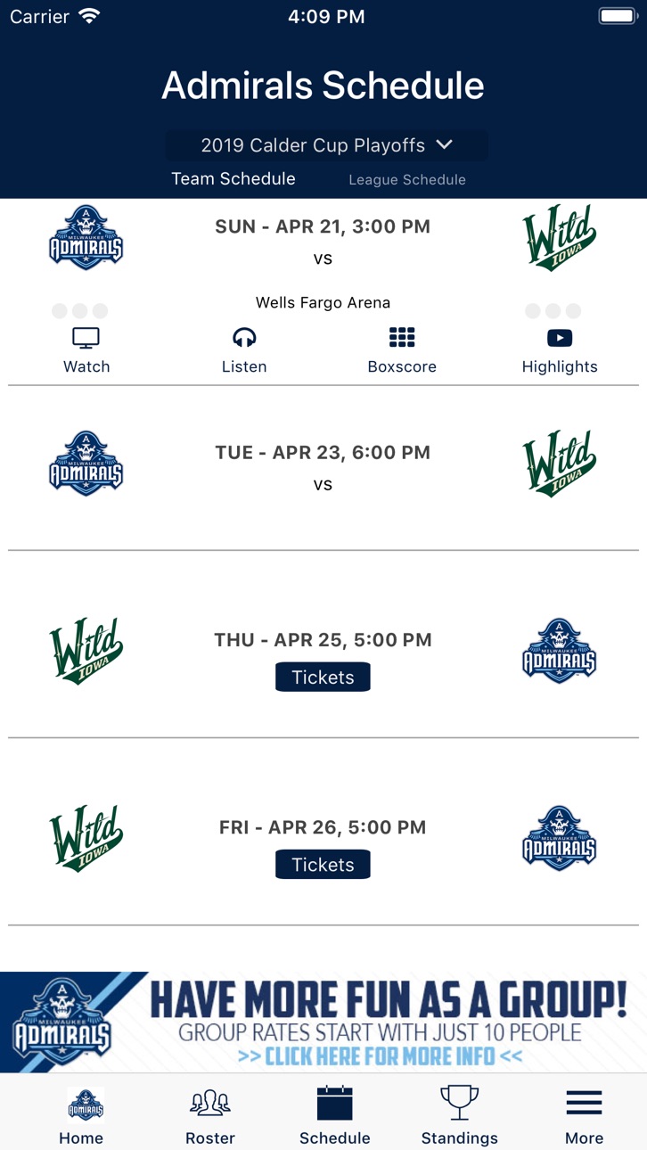 iPhone screenshot