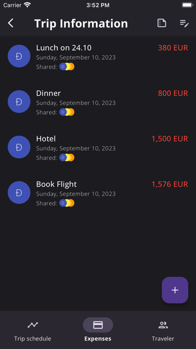 Trip Planner & Tracker Screenshot