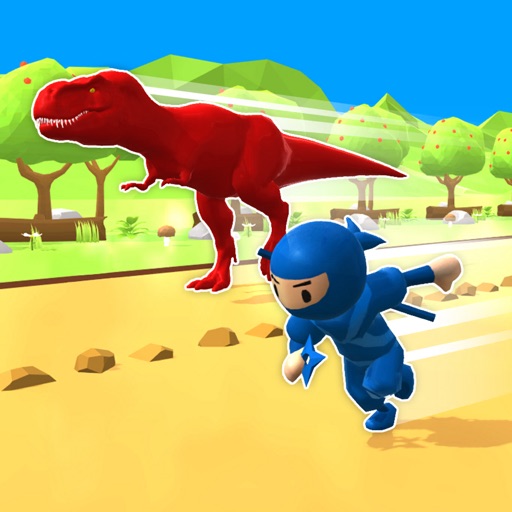 Dino Ninja Race iOS App