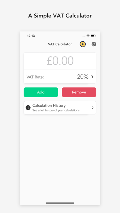 VAT Calculator (UK) Screenshot