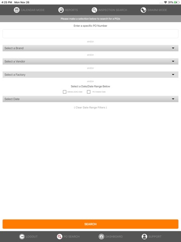 QUONDA Manager iPad screenshot