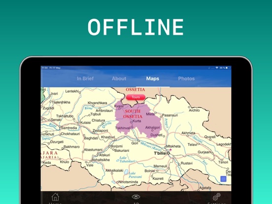 Georgia Travel Guide . iPad screenshot 4 - Navigation app