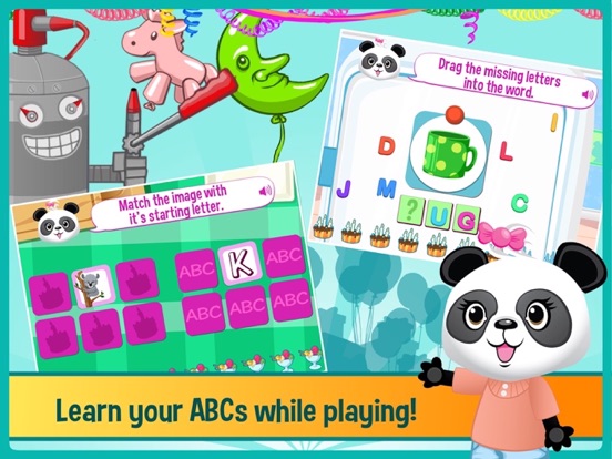 Lola's ABC Party - Reading fun iPad screenshot 3 - Education app