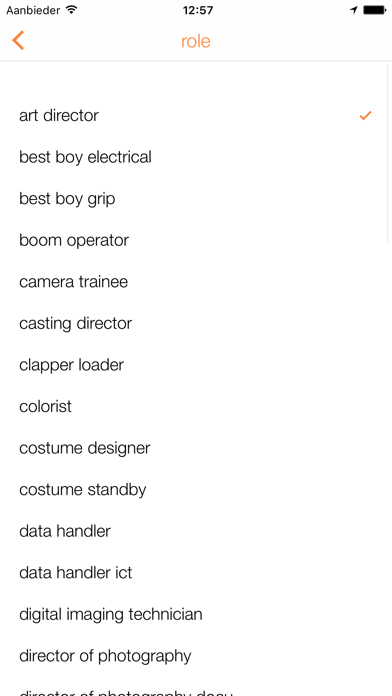 film crew fees Screenshot