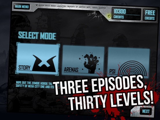 Judge Dredd vs Zombies iPad app afbeelding 4