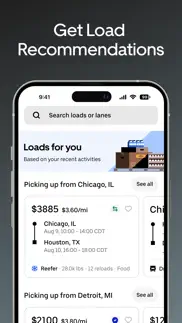 uber freight iphone screenshot 2